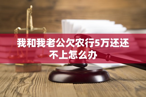 我和我老公欠农行5万还还不上怎么办
