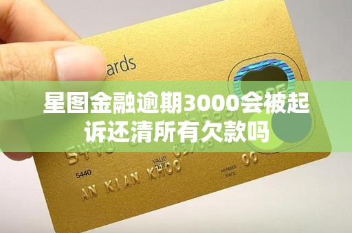 星图金融逾期3000会被起诉还清所有欠款吗