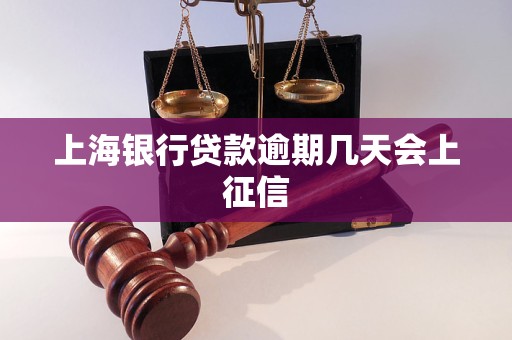 上海银行贷款逾期几天会上征信
