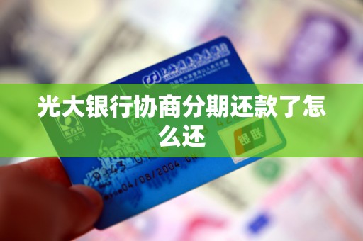 光大银行协商分期还款了怎么还