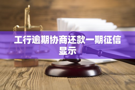 工行逾期协商还款一期征信显示 工行逾期协商还款一期征信显示