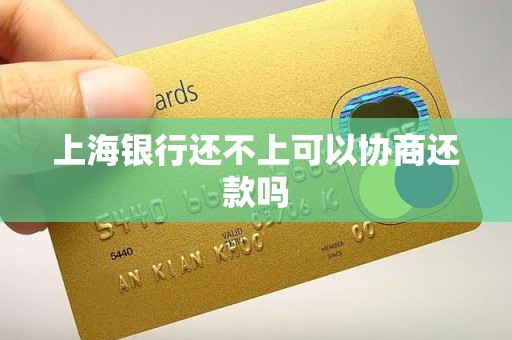 上海银行还不上可以协商还款吗