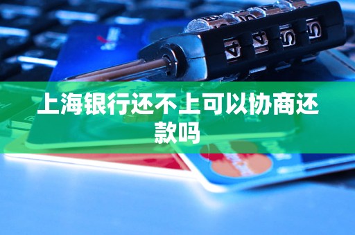 上海银行还不上可以协商还款吗