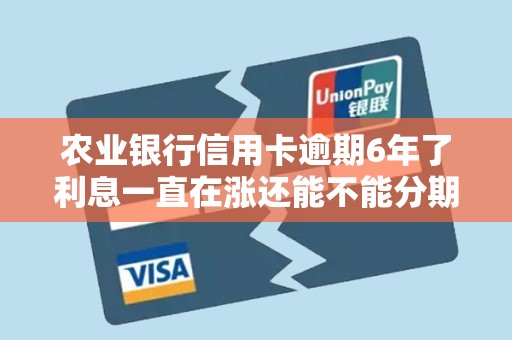 农业银行信用卡逾期6年了利息一直在涨还能不能分期
