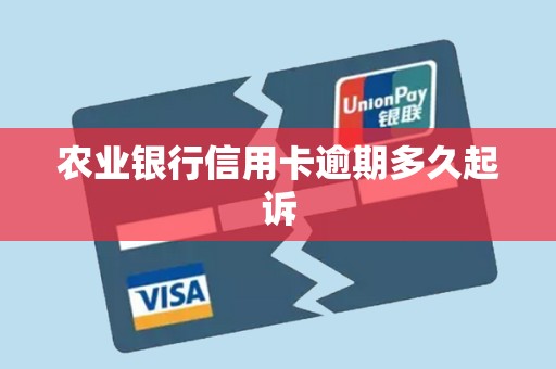 农业银行信用卡逾期多久起诉