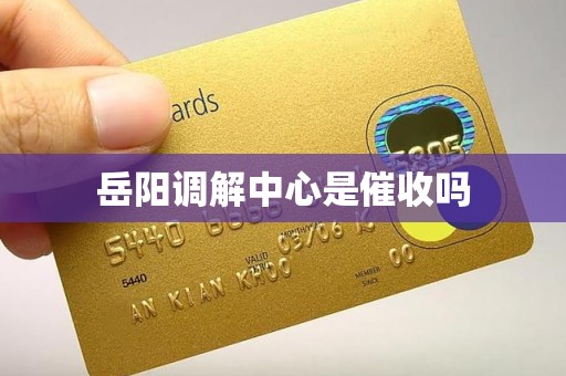 岳阳调解中心是催收吗