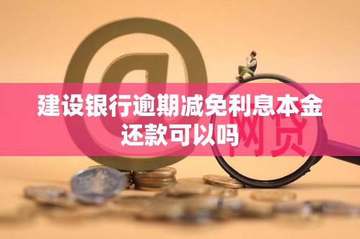 建设银行逾期减免利息本金还款可以吗