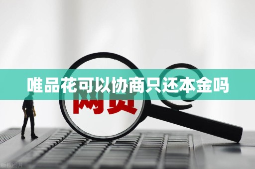 唯品花可以协商只还本金吗