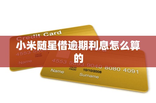 小米随星借逾期利息怎么算的