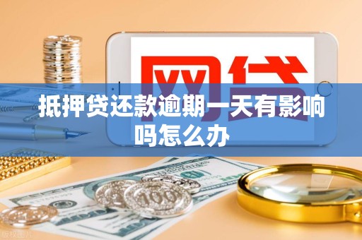 抵押贷还款逾期一天有影响吗怎么办 抵押贷还款逾期一天有影响吗怎么办