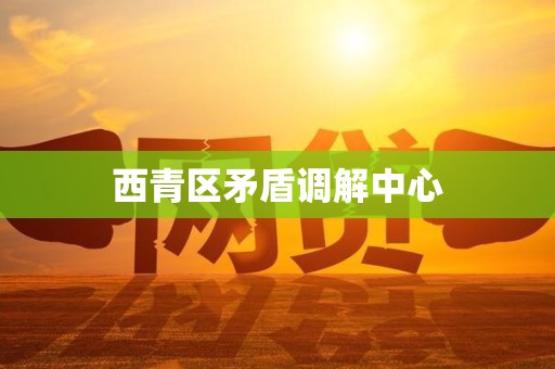 西青区矛盾调解中心