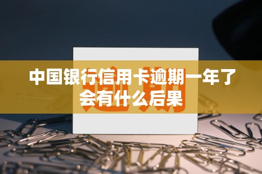 中国银行信用卡逾期一年了会有什么后果