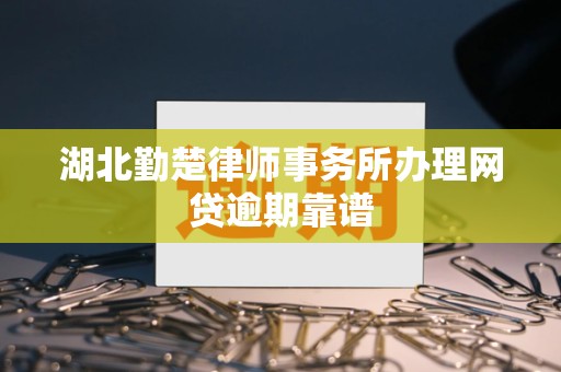 湖北勤楚律师事务所办理网贷逾期靠谱