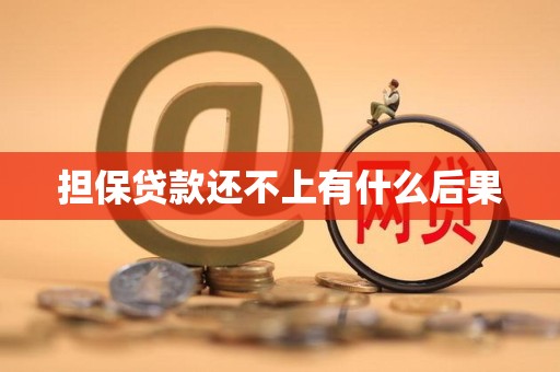 担保贷款还不上有什么后果 担保贷款还不上有什么后果
