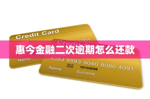 惠今金融二次逾期怎么还款
