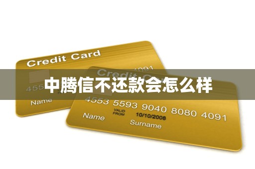 中腾信不还款会怎么样 中腾信不还款会怎么样