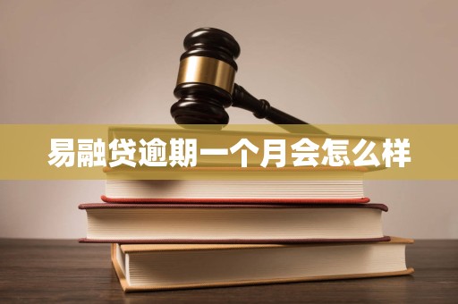 易融贷逾期一个月会怎么样