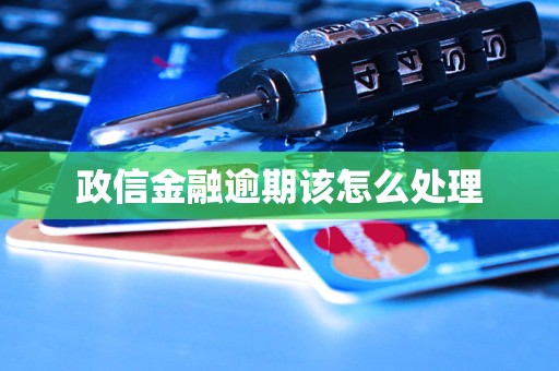 政信金融逾期该怎么处理
