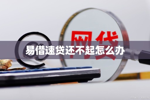 易借速贷还不起怎么办