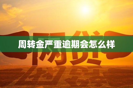 周转金严重逾期会怎么样