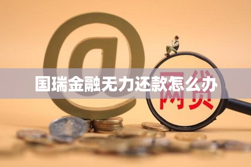 国瑞金融无力还款怎么办