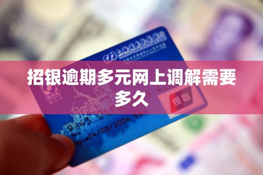 招银逾期多元网上调解需要多久