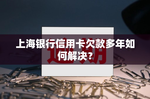 上海银行信用卡欠款多年如何解决？