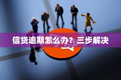 信贷逾期怎么办？三步解决
