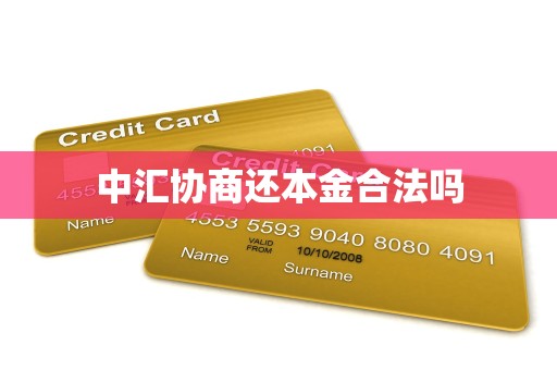 中汇协商还本金合法吗
