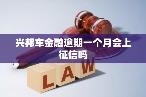 兴邦车金融逾期一个月会上征信吗