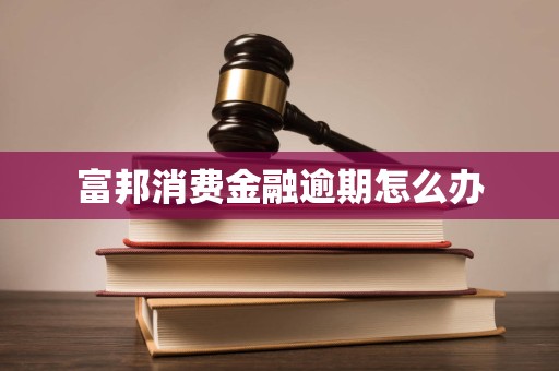 富邦消费金融逾期怎么办