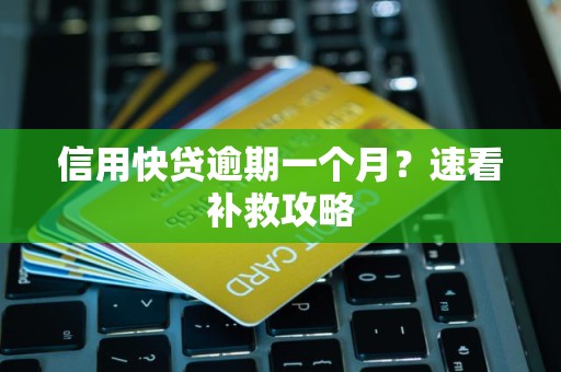 信用快贷逾期一个月?速看补救攻略 信用快贷逾期一个月?速看补救攻略