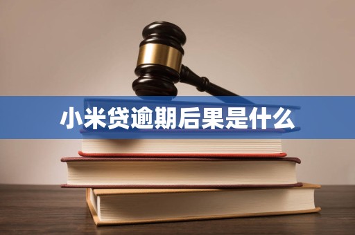 小米贷逾期后果是什么