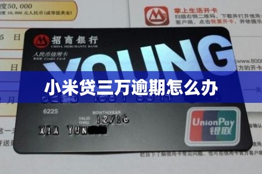 小米贷三万逾期怎么办