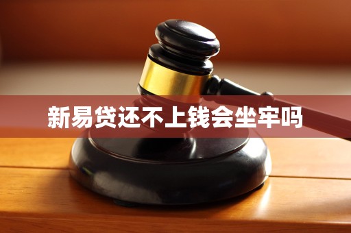 新易贷还不上钱会坐牢吗 新易贷还不上钱会坐牢吗