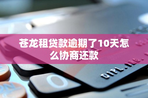 苍龙租贷款逾期了10天怎么协商还款