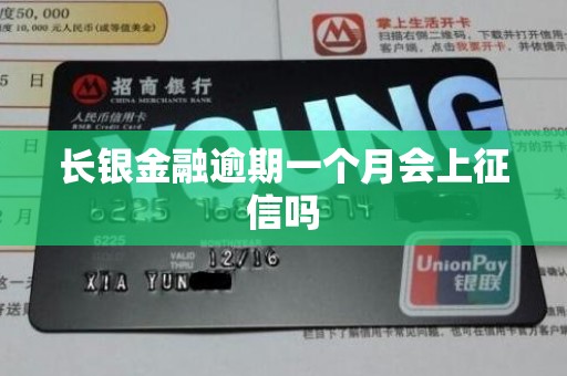 长银金融逾期一个月会上征信吗