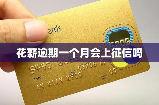 花薪逾期一个月会上征信吗