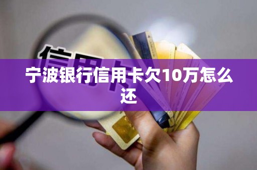 宁波银行信用卡欠10万怎么还