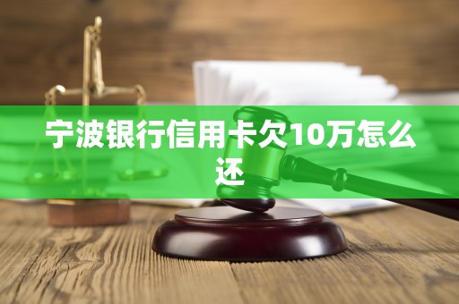 宁波银行信用卡欠10万怎么还