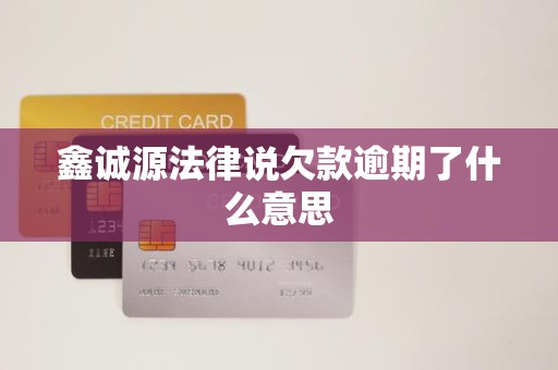 鑫诚源法律说欠款逾期了什么意思