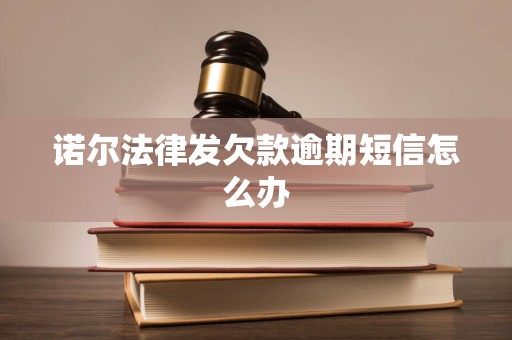 诺尔法律发欠款逾期短信怎么办 诺尔法律发欠款逾期短信怎么办