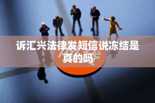 诉汇兴法律发短信说冻结是真的吗
