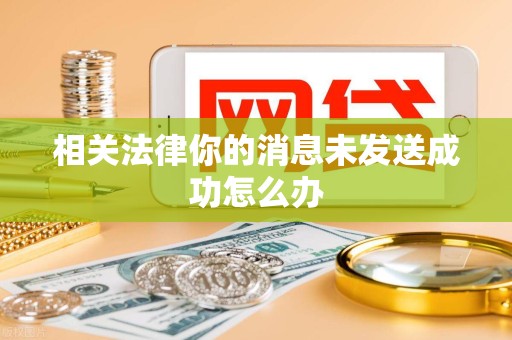 相关法律你的消息未发送成功怎么办 相关法律你的消息未发送成功怎么办
