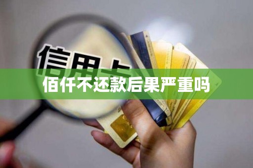 佰仟不还款后果严重吗 佰仟不还款后果严重吗