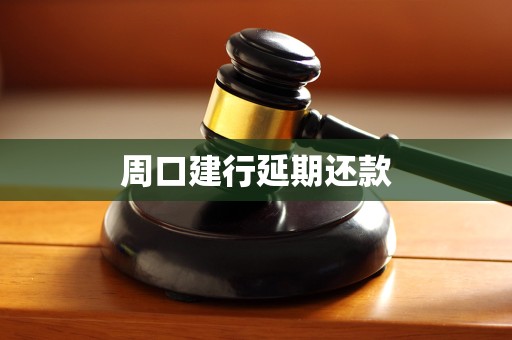 周口建行延期还款