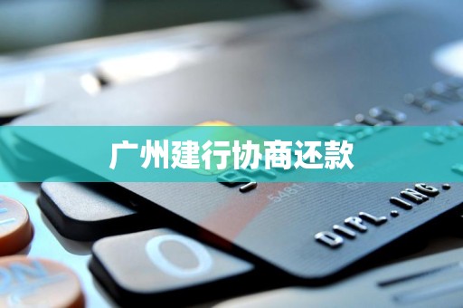 广州建行协商还款