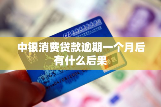 中银消费贷款逾期一个月后有什么后果
