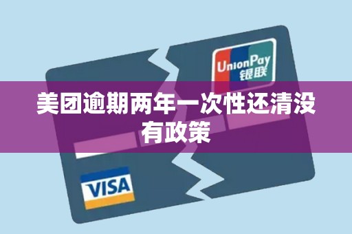 美团逾期两年一次性还清没有政策