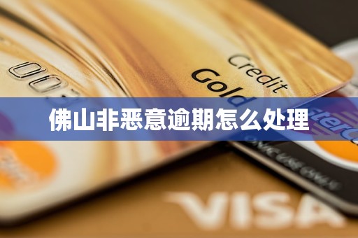佛山非恶意逾期怎么处理